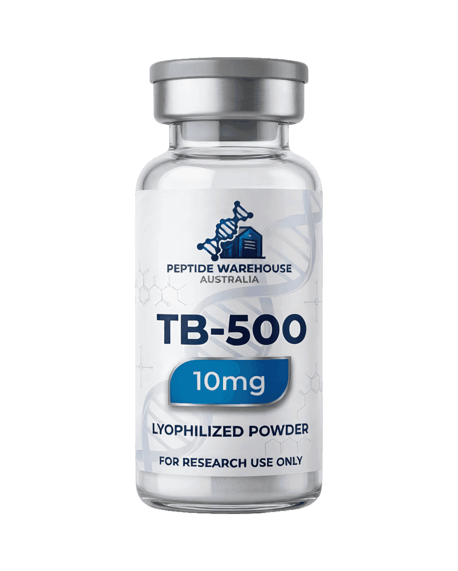 TB-500 10mg 10mg · Lyophilised — 99.1% HPLC Purity — Research Peptide Australia